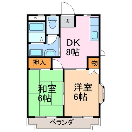 アーバニア武路Ａ棟Ｂ棟の物件間取画像